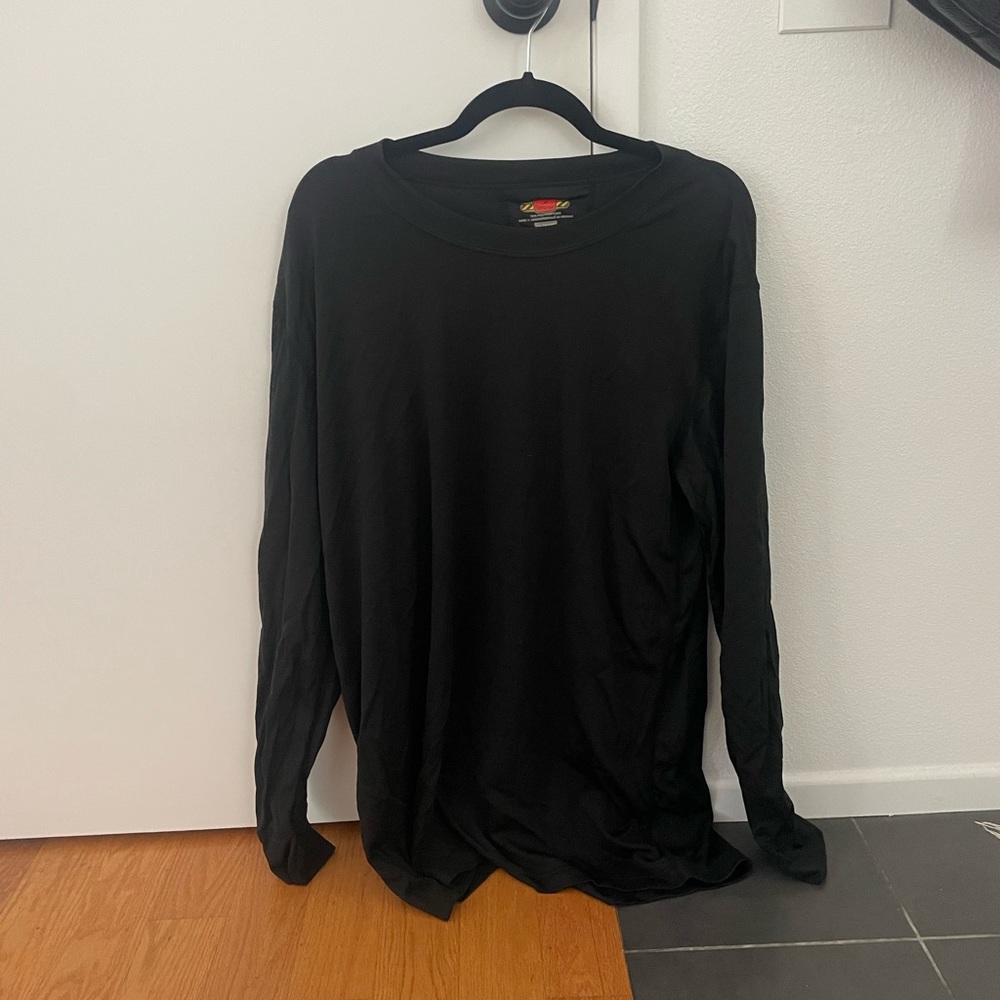 Terramar XXL black long sleeve shirt